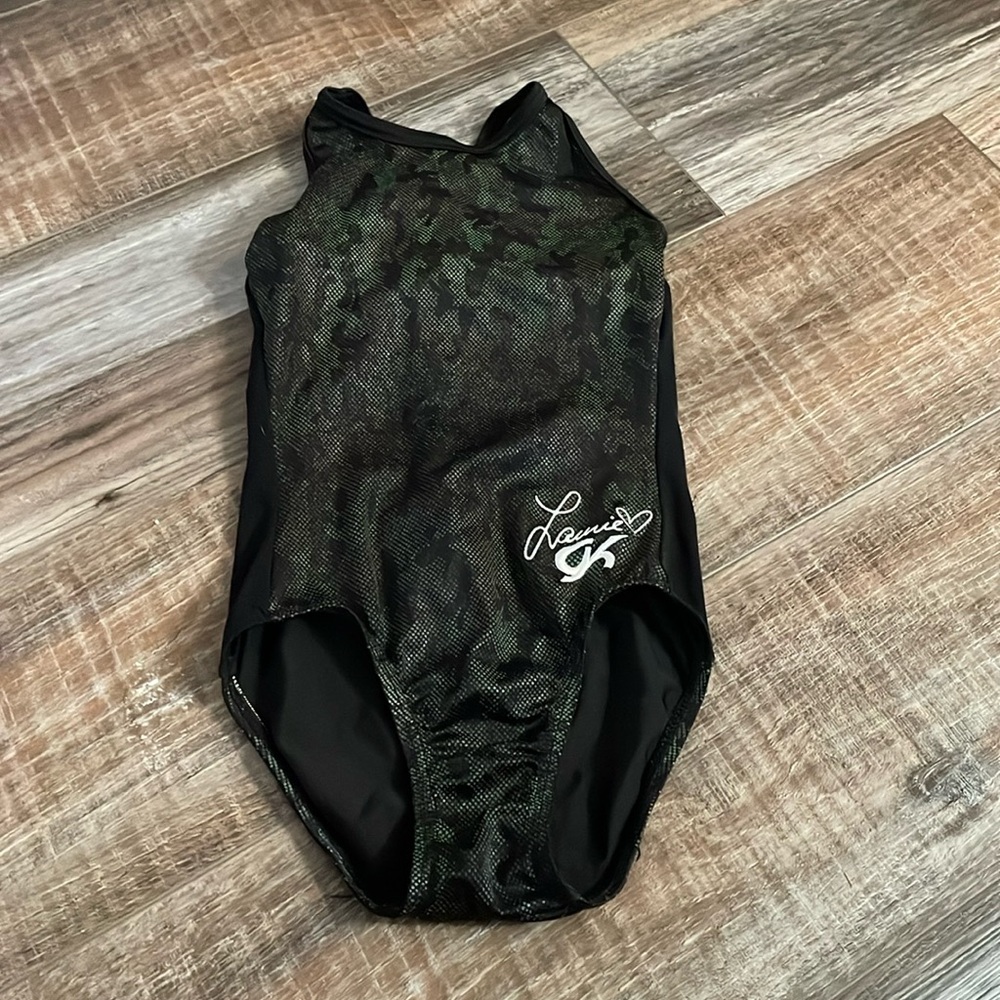 Girls GK gymnastics leotard camo